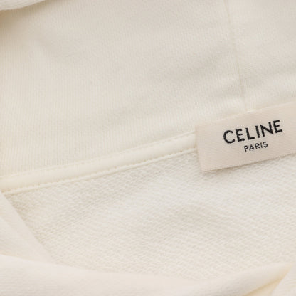 プルオーバーパーカー ロゴ グラデーション コットン ホワイト セリーヌ トップス CELINE