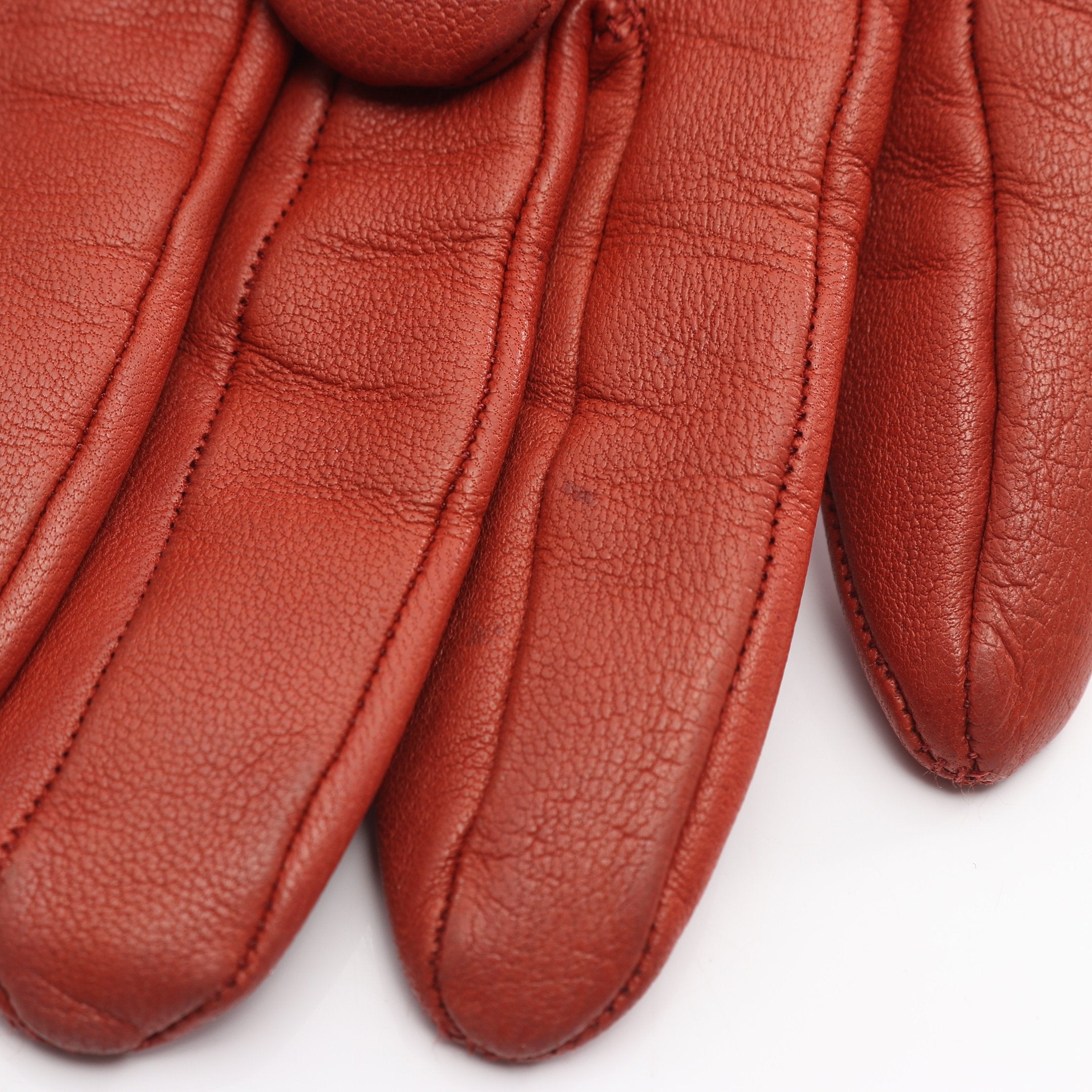 ケリー 手袋 グローブ レザー レッドブラウン シルバー金具 スター