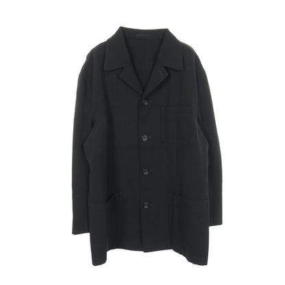 シャツジャケット カバーオール ウール ブラック コムデギャルソンオム アウター COMME des GARCONS HOMME