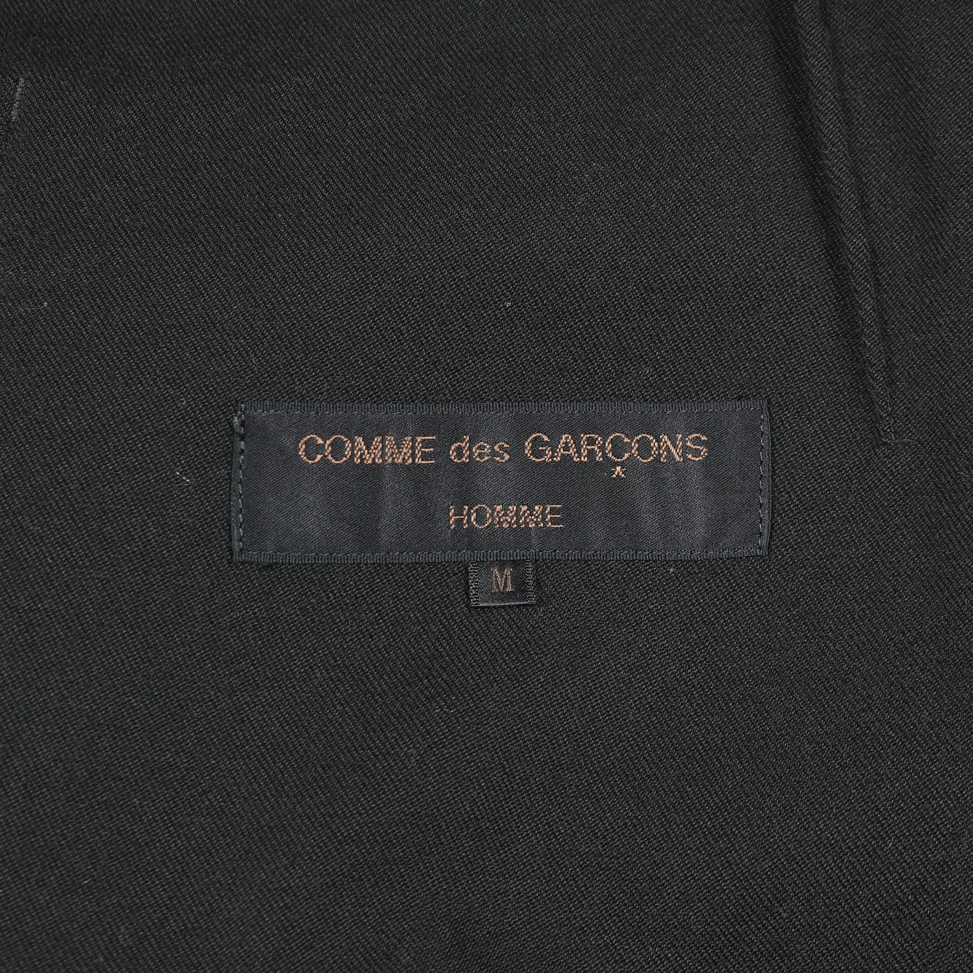 シャツジャケット カバーオール ウール ブラック コムデギャルソンオム アウター COMME des GARCONS HOMME