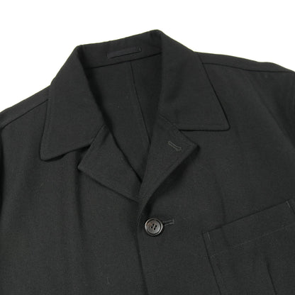 シャツジャケット カバーオール ウール ブラック コムデギャルソンオム アウター COMME des GARCONS HOMME