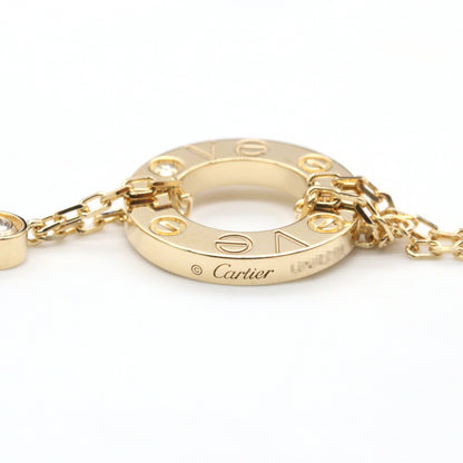 ラヴサークル 2PD ネックレス ネックレス K18YG ダイヤモンド イエローゴールド クリア カルティエ アクセサリー Cartier