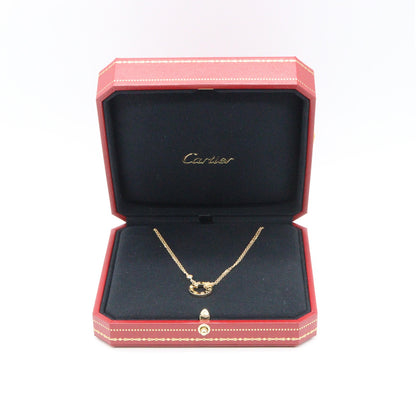 ラヴサークル 2PD ネックレス ネックレス K18YG ダイヤモンド イエローゴールド クリア カルティエ アクセサリー Cartier