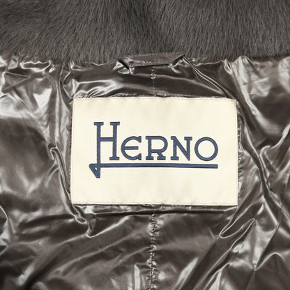 ダウンジャケット ナイロン グレー ヘルノ アウター HERNO
