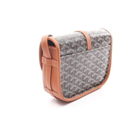 ベルヴェデーレPM ショルダーバッグ コーティングキャンバス レザー ブラウン マルチカラー ゴヤール バッグ GOYARD