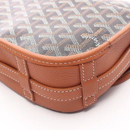 ベルヴェデーレPM ショルダーバッグ コーティングキャンバス レザー ブラウン マルチカラー ゴヤール バッグ GOYARD