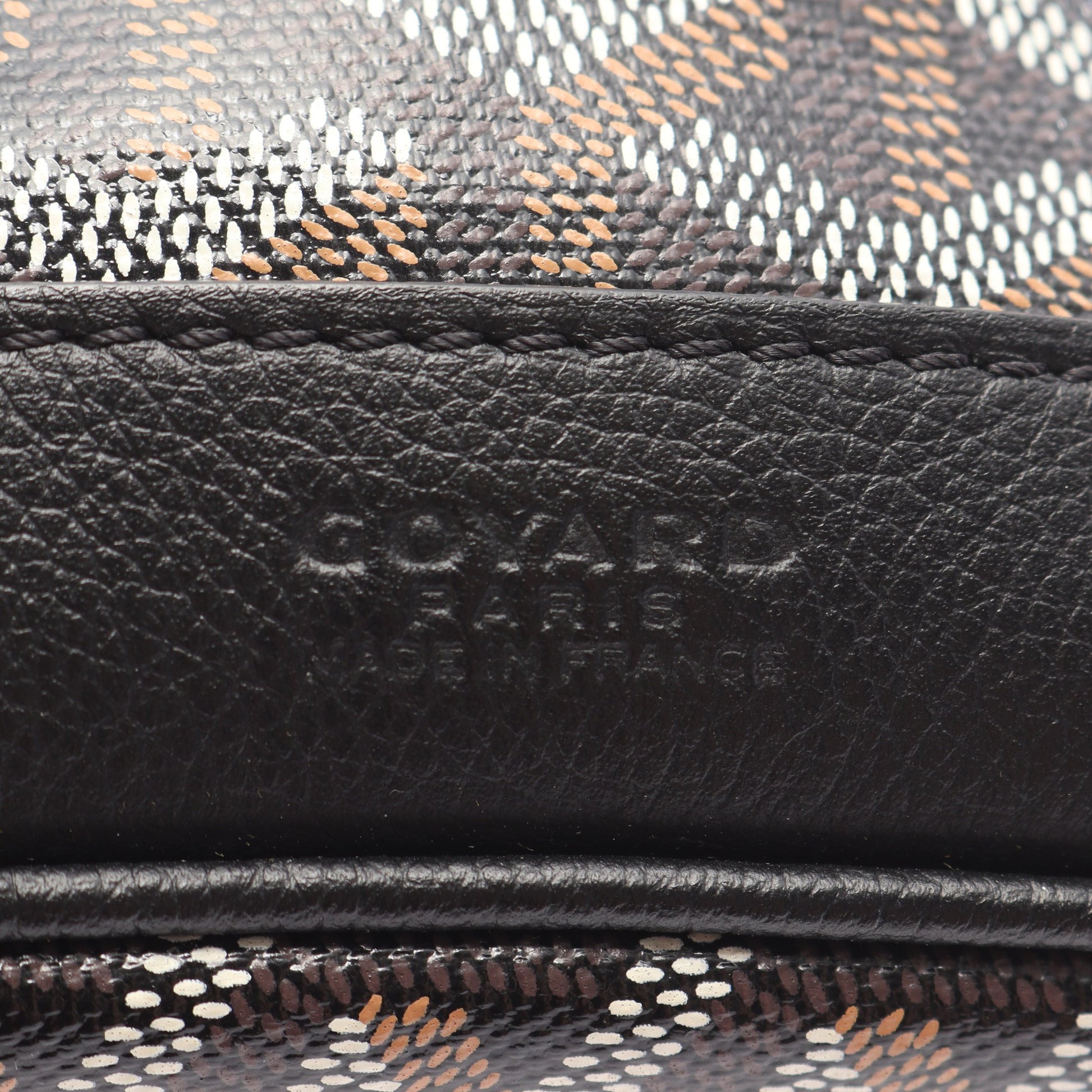 プティ フロ ショルダーバッグ コーティングキャンバス レザー ブラック マルチカラー ゴヤール バッグ GOYARD