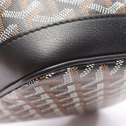 プティ フロ ショルダーバッグ コーティングキャンバス レザー ブラック マルチカラー ゴヤール バッグ GOYARD