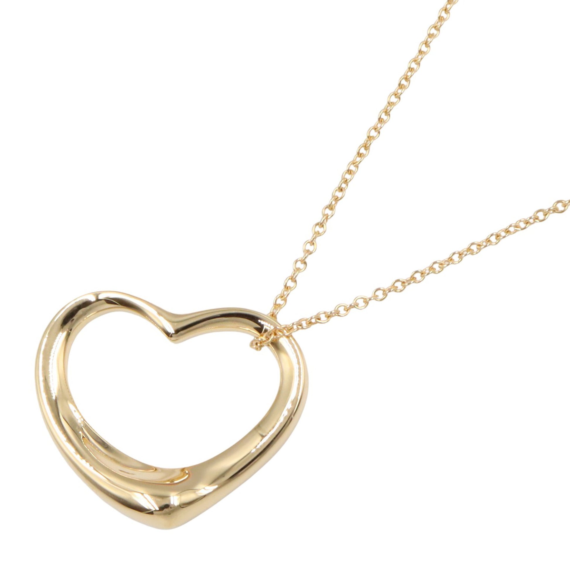 オープンハートネックレス MD ネックレス K18YG イエローゴールド ティファニー アクセサリー TIFFANY & Co.