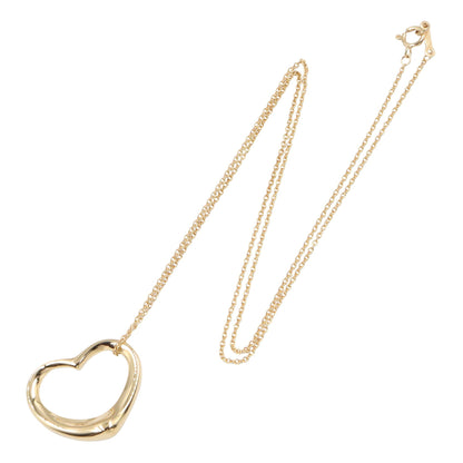 オープンハートネックレス MD ネックレス K18YG イエローゴールド ティファニー アクセサリー TIFFANY & Co.