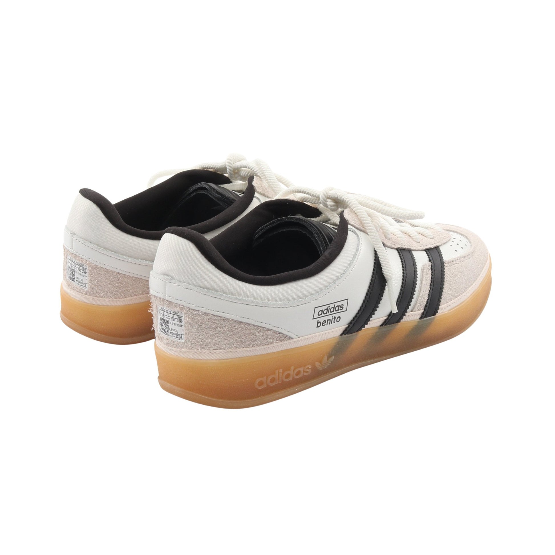 adidas × Bad Bunny Gazelle Indoor スニーカー レザー ファブリック ホワイト ブラック アディダス シューズ adidas