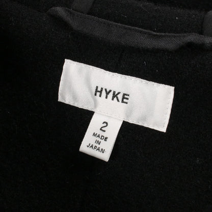 ダッフルコート ウール ブラック ハイク アウター HYKE