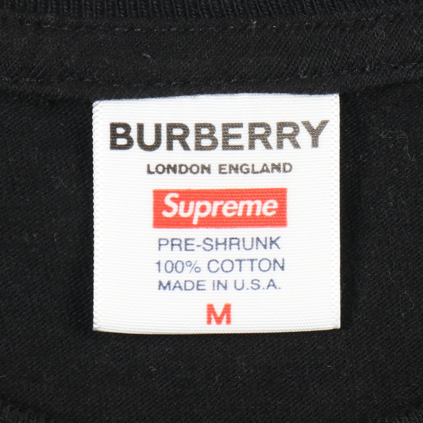 Supreme × BURBERRY Box Logo ノバチェック 半袖Tシャツ クルーネック コットン ブラック ベージュ シュプリーム トップス Supreme
