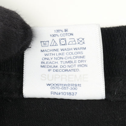 Supreme × BURBERRY Box Logo ノバチェック 半袖Tシャツ クルーネック コットン ブラック ベージュ シュプリーム トップス Supreme