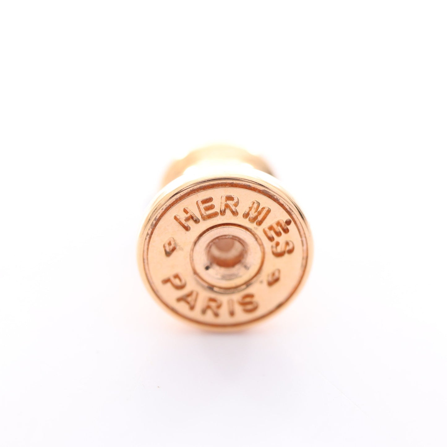 MINI POP H ミニポップアッシュ ピアス GP ピンクゴールド ブラック エルメス アクセサリー HERMES
