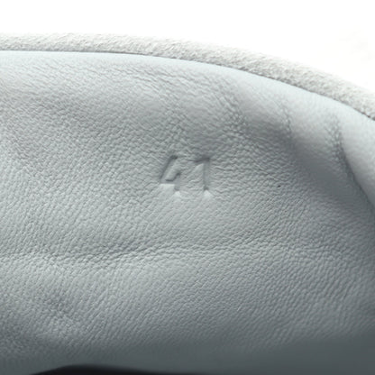 バウンシング スニーカー レザー スエード ブルーグレー エルメス シューズ HERMES