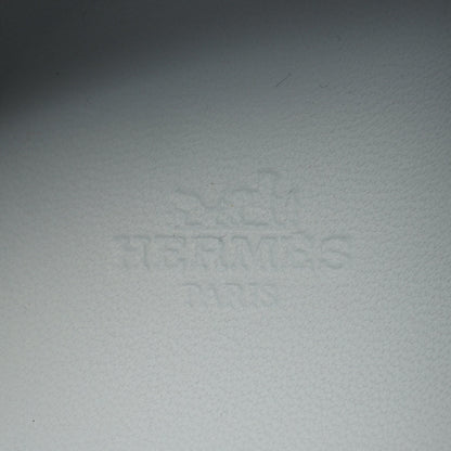 バウンシング スニーカー レザー スエード ブルーグレー エルメス シューズ HERMES