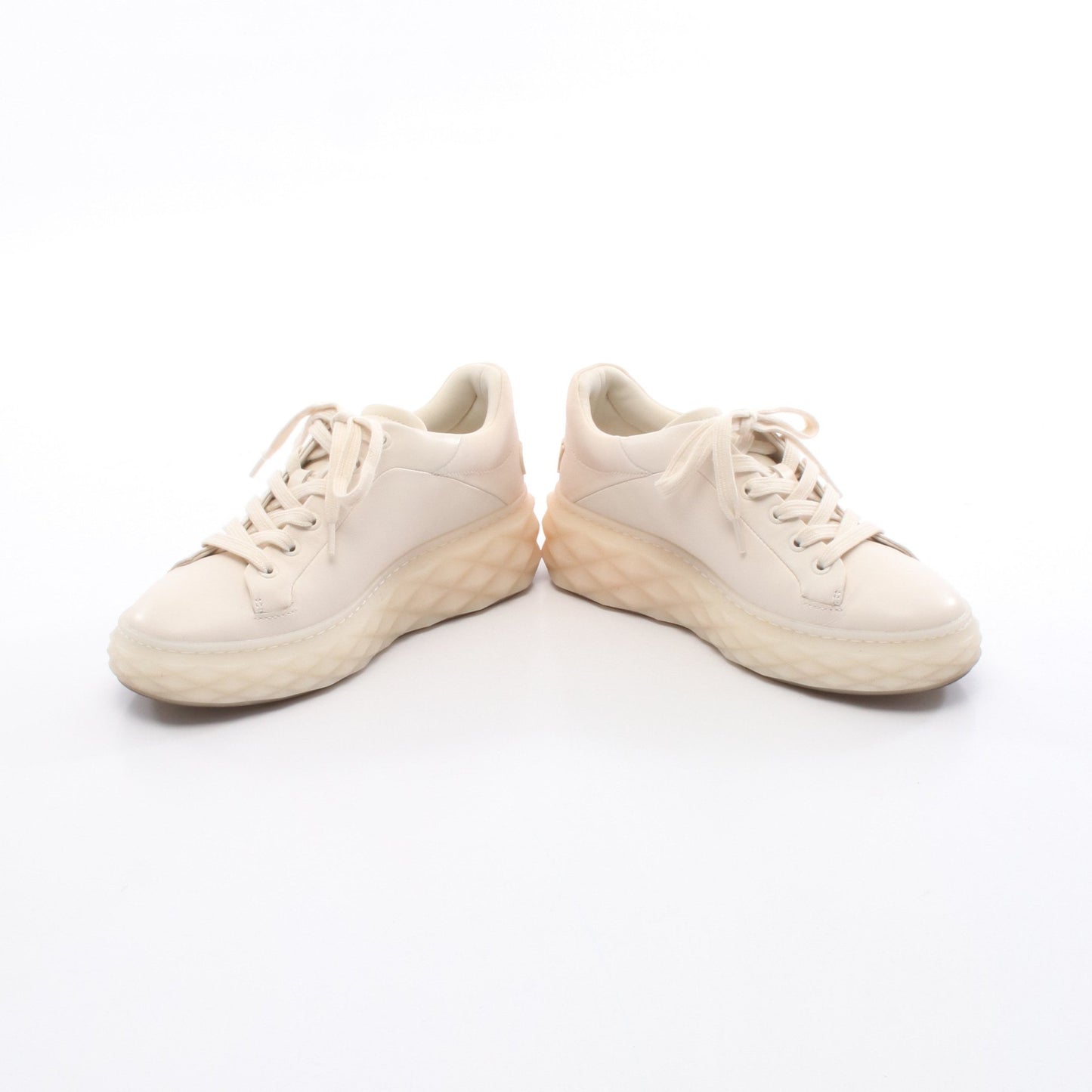 スニーカー レザー ライトベージュ ジミーチュウ シューズ JIMMY CHOO