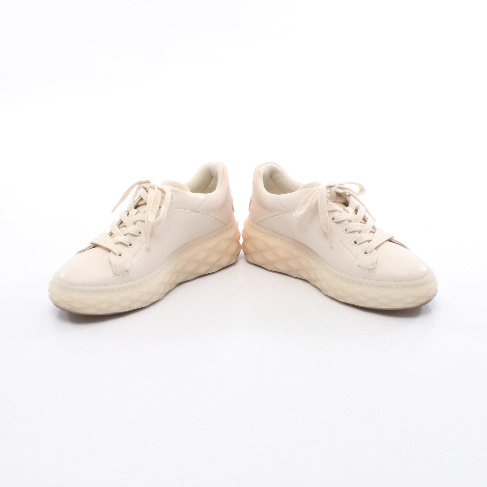 スニーカー レザー ライトベージュ ジミーチュウ シューズ JIMMY CHOO