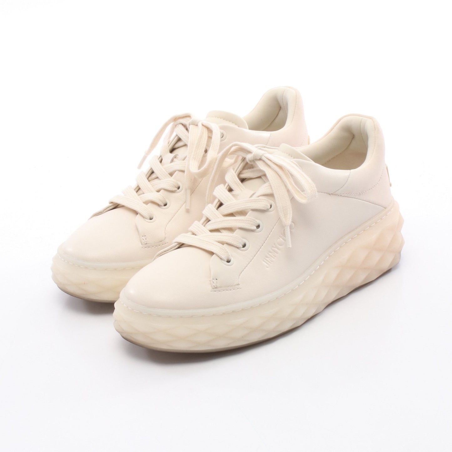 スニーカー レザー ライトベージュ ジミーチュウ シューズ JIMMY CHOO