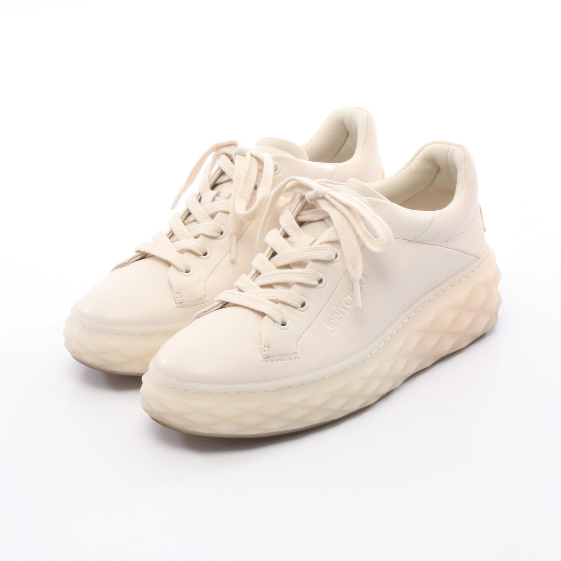 スニーカー レザー ライトベージュ ジミーチュウ シューズ JIMMY CHOO