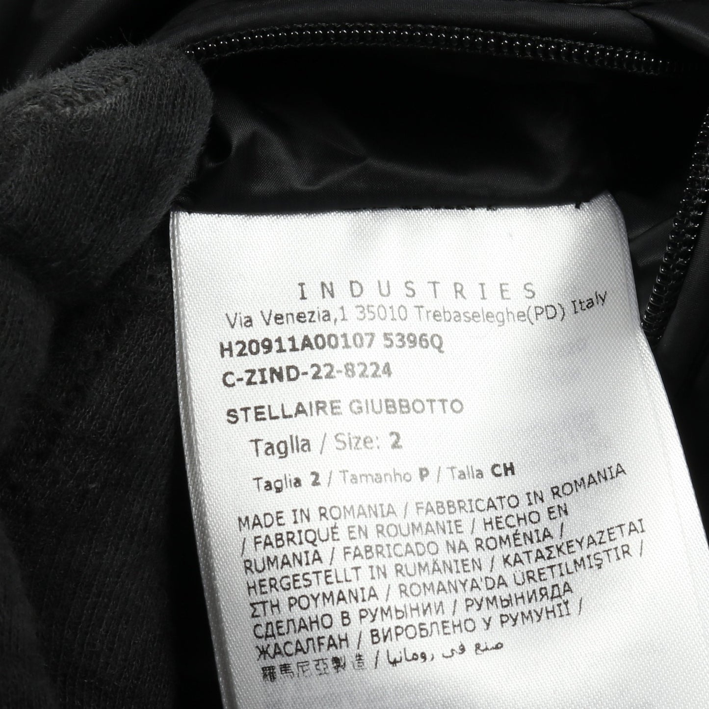 STELLAIRE ダウンジャケット ナイロン ブラック フード付き モンクレール アウター MONCLER