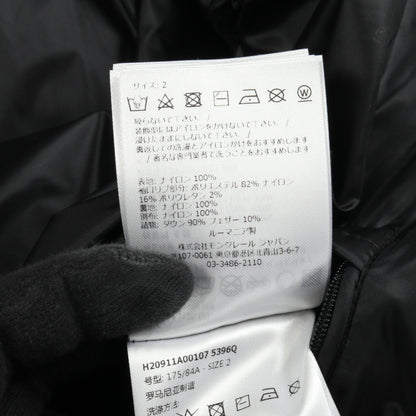 STELLAIRE ダウンジャケット ナイロン ブラック フード付き モンクレール アウター MONCLER