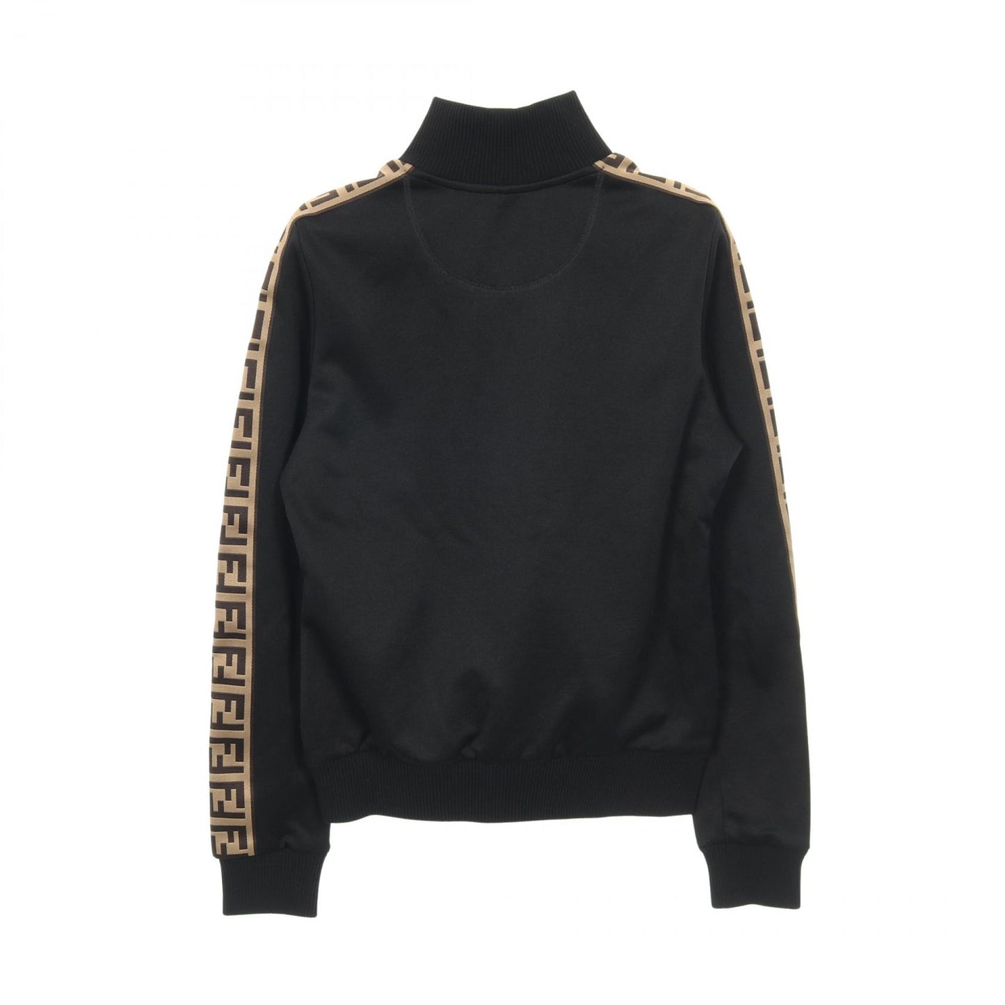 FFロゴ トラックジャケット コットン ブラック ベージュ フェンディ アウター FENDI