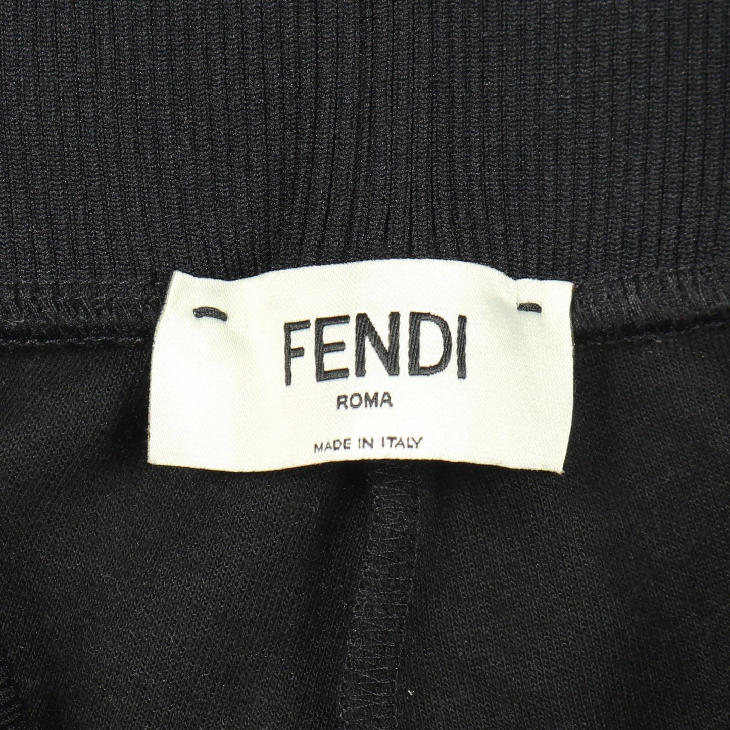 FFロゴ スウェットパンツ コットン ブラック ベージュ フェンディ ボトムス FENDI