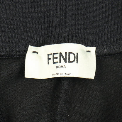 FFロゴ スウェットパンツ コットン ブラック ベージュ フェンディ ボトムス FENDI