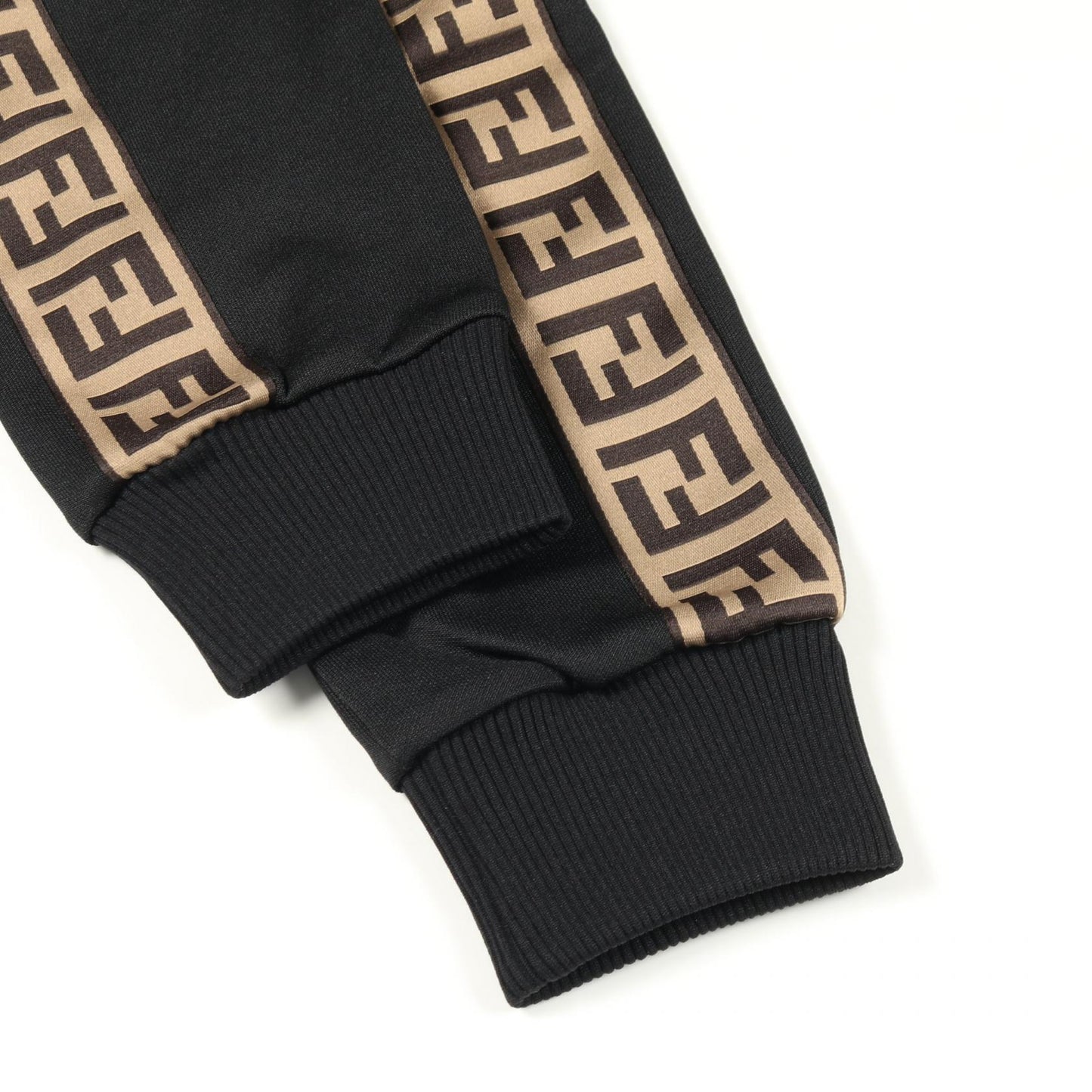 FFロゴ スウェットパンツ コットン ブラック ベージュ フェンディ ボトムス FENDI