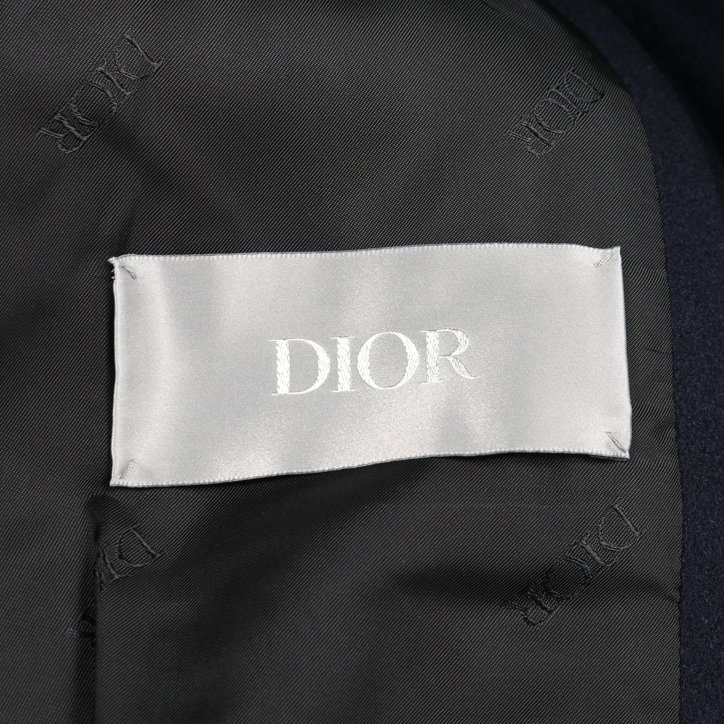ピーコート カシミヤ ネイビー ディオール アウター DIOR