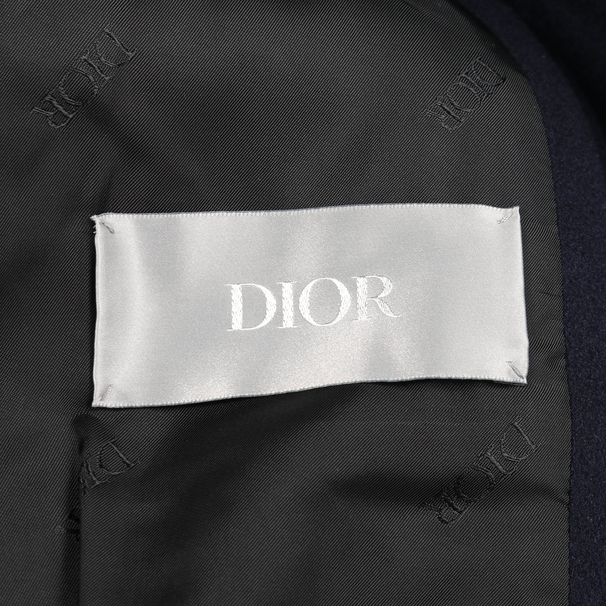 ピーコート カシミヤ ネイビー ディオール アウター DIOR