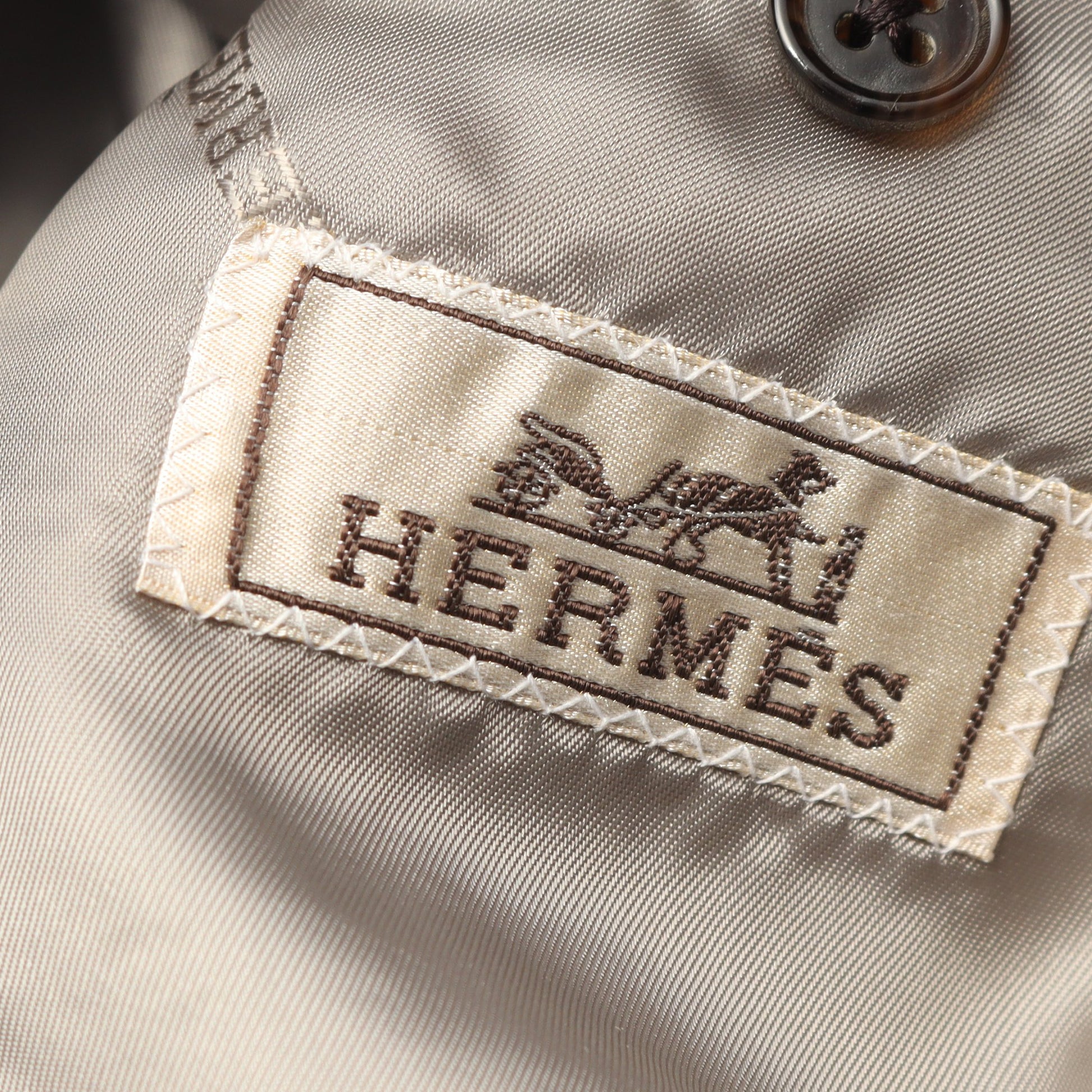 テーラードジャケット ウール グレーベージュ エルメス アウター HERMES