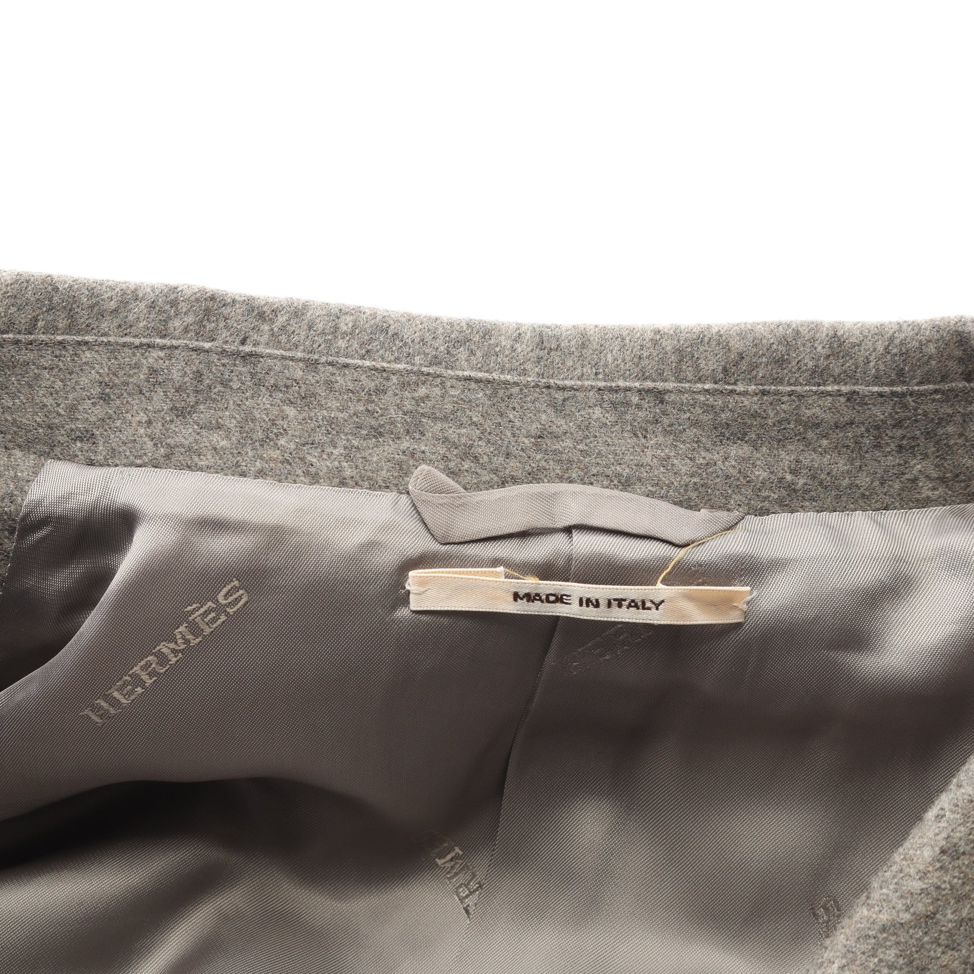 テーラードジャケット ウール グレーベージュ エルメス アウター HERMES