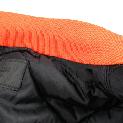 Re-Nylon MA-1 コート ナイロン オレンジレッド プラダ アウター PRADA