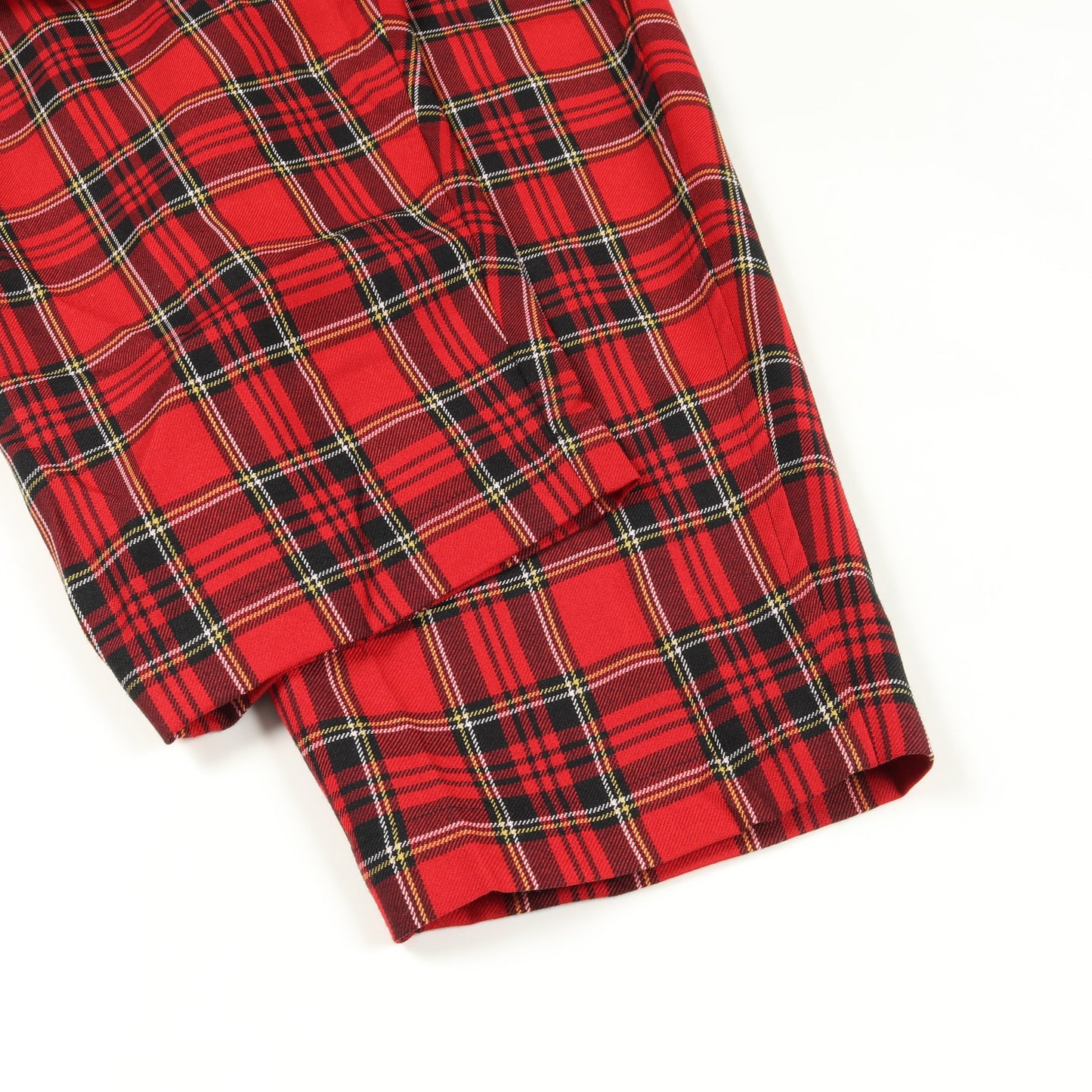 オールインワン ノースリーブ タータンチェック ウール レッド トリココムデギャルソン ワンピース tricot COMME des GARCONS