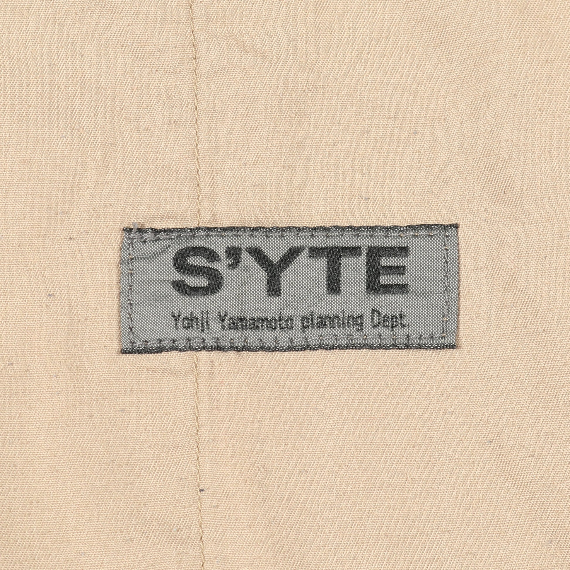 サルエルパンツ コットン ベージュ サイト ボトムス s'yte