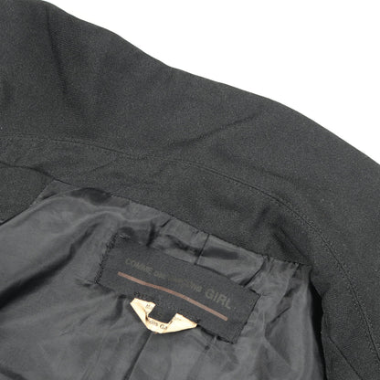 ジャケット ブラック コムデギャルソンガール アウター COMME des GARCONS GIRL