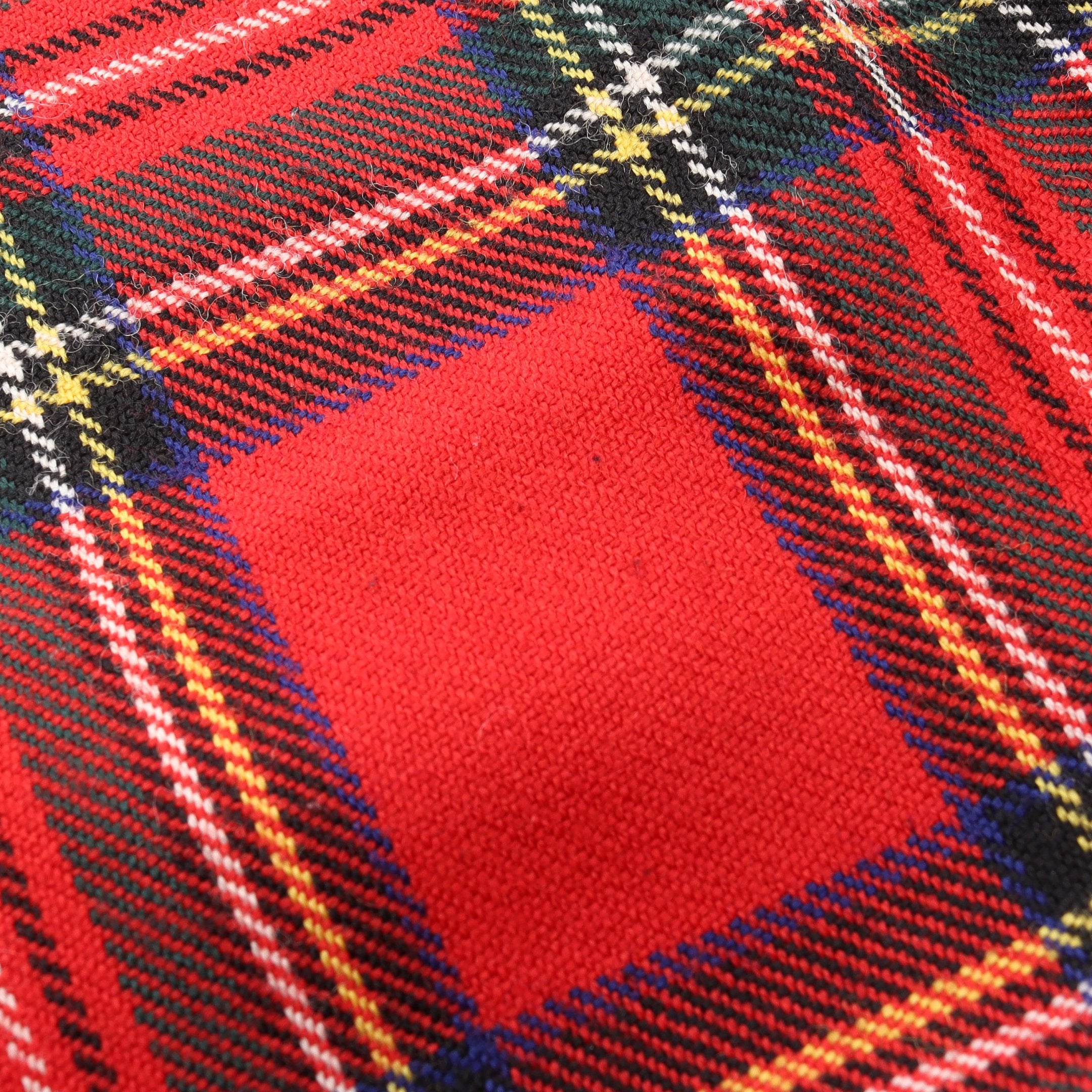 サルエルパンツ タータンチェック ウール レッド ジュンヤワタナベ