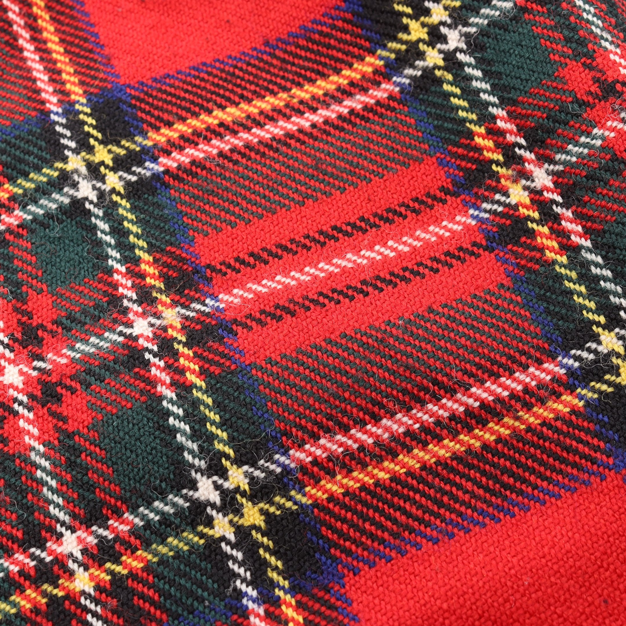 サルエルパンツ タータンチェック ウール レッド ジュンヤワタナベ