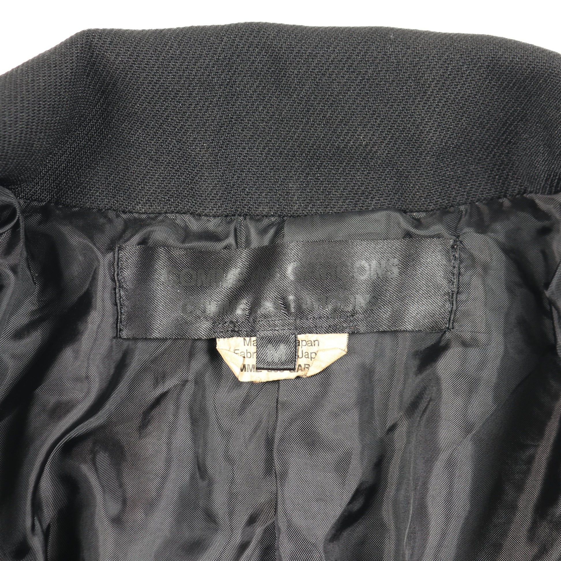 ジャケット ブラック コムデギャルソンコムデギャルソン アウター Comme des Garcons Comme des Garcons