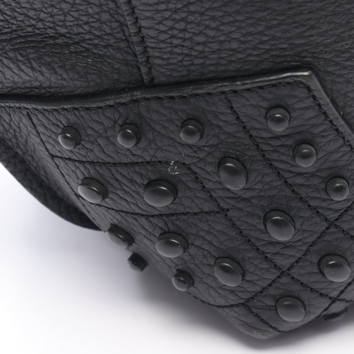 ウェーブ ハンドバッグ トートバッグ レザー ブラック トッズ バッグ TOD'S