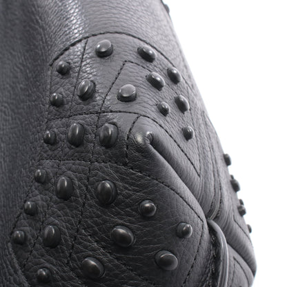 ウェーブ ハンドバッグ トートバッグ レザー ブラック トッズ バッグ TOD'S