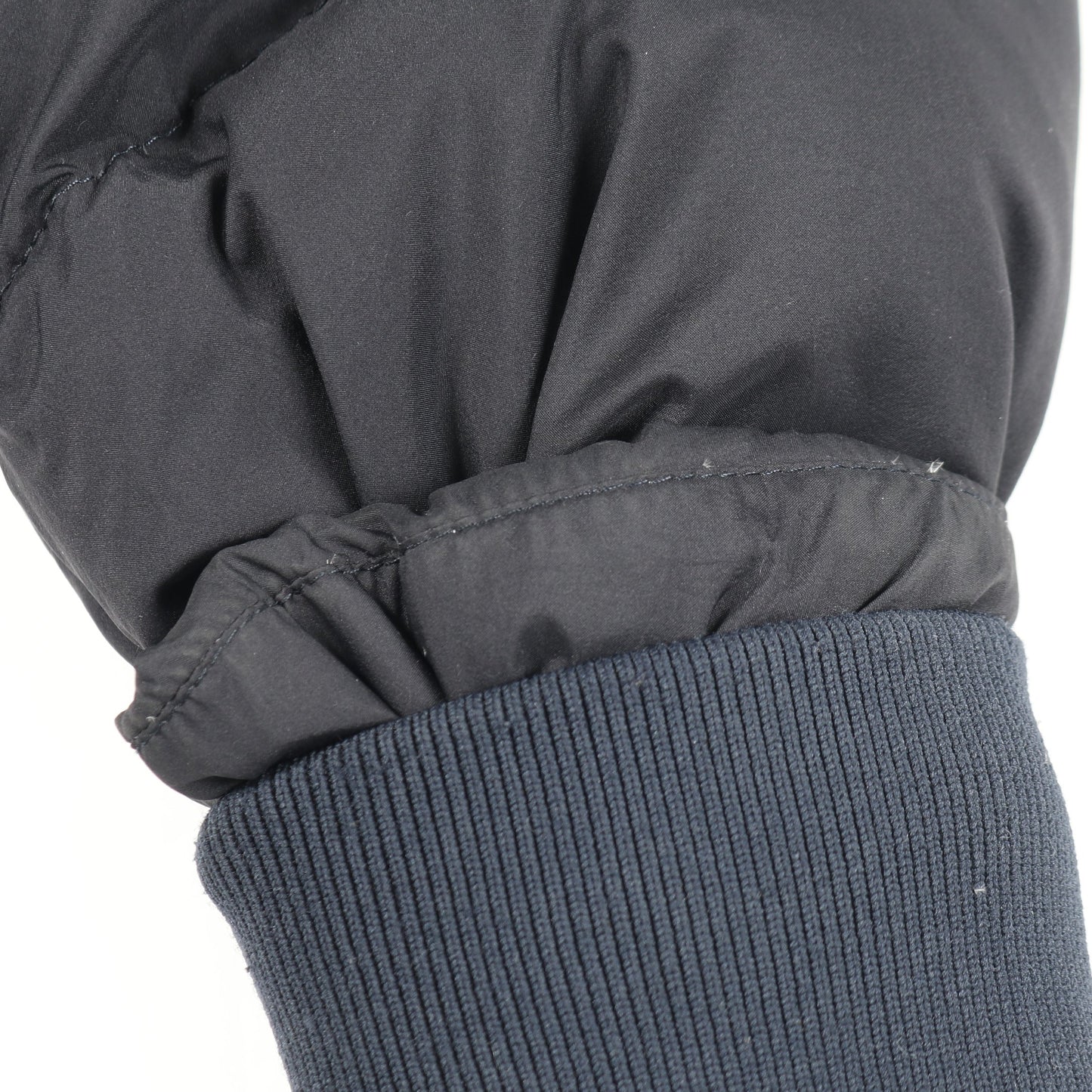 L ESKIMO エスキモー ダウンジャケット ナイロン ネイビー フード付き ヘルノ