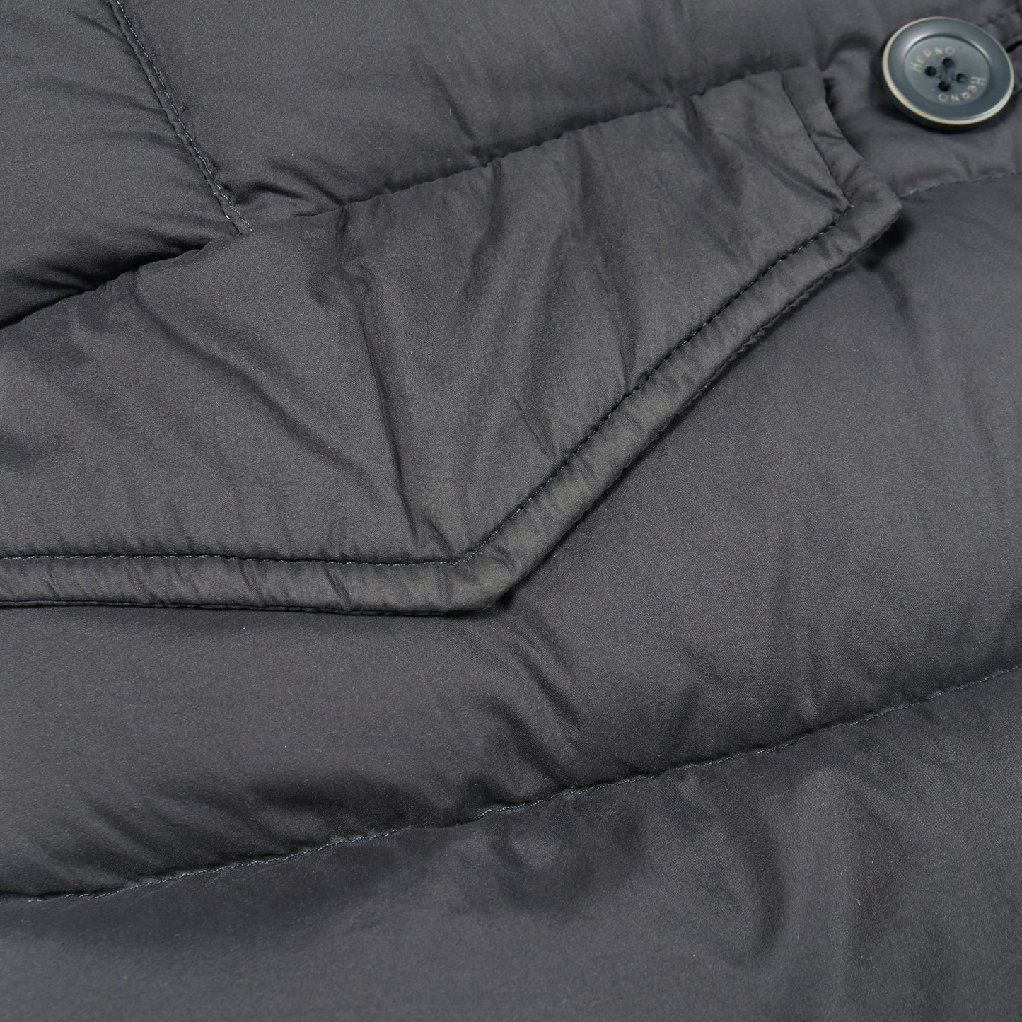 L ESKIMO エスキモー ダウンジャケット ナイロン ネイビー フード付き ヘルノ