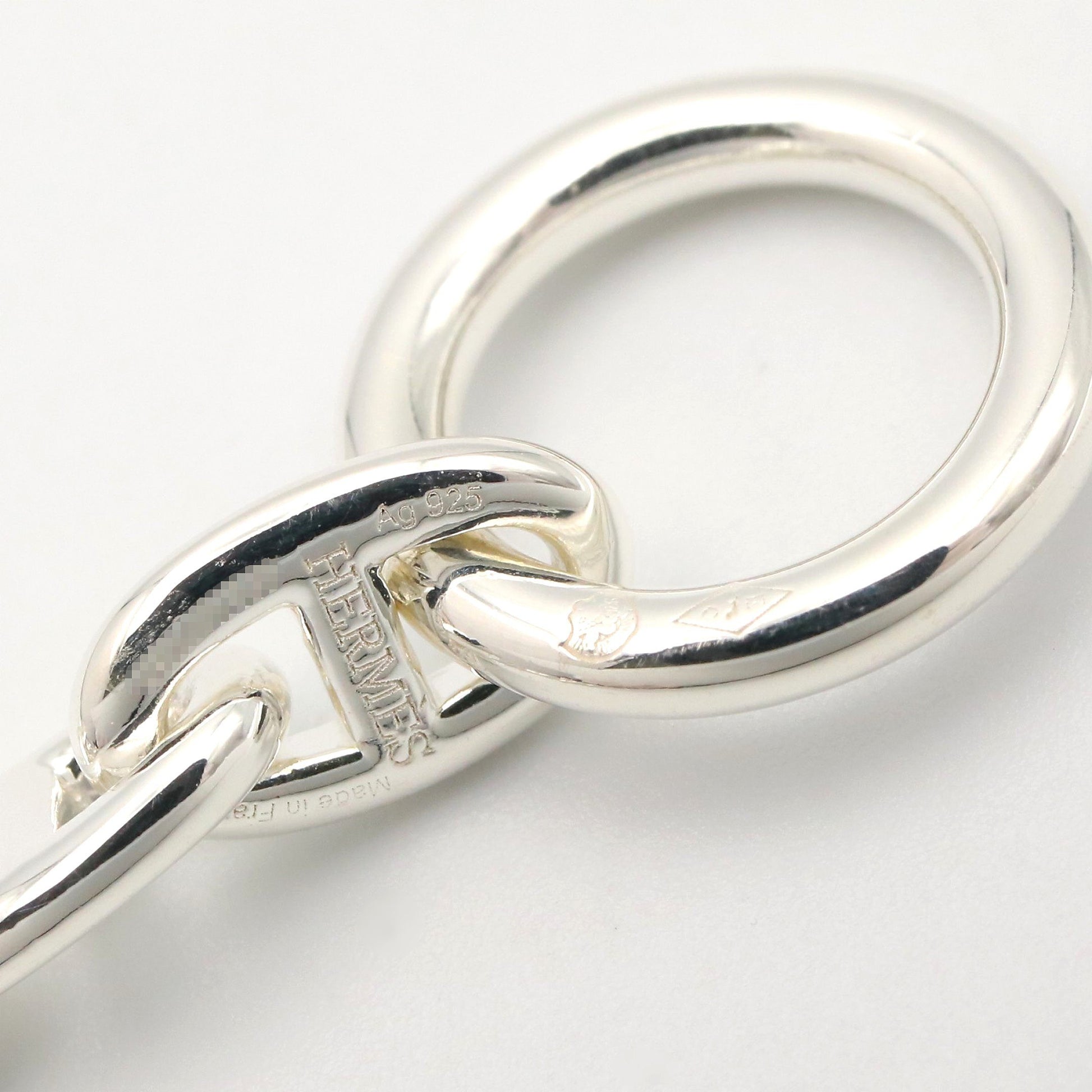 シェーヌダンクルTPM ブレスレット 28コマ ブレスレット SV925 シルバー エルメス アクセサリー HERMES