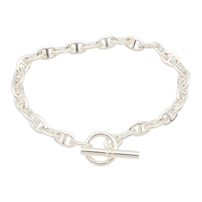 シェーヌダンクルTPM ブレスレット 28コマ ブレスレット SV925 シルバー エルメス アクセサリー HERMES