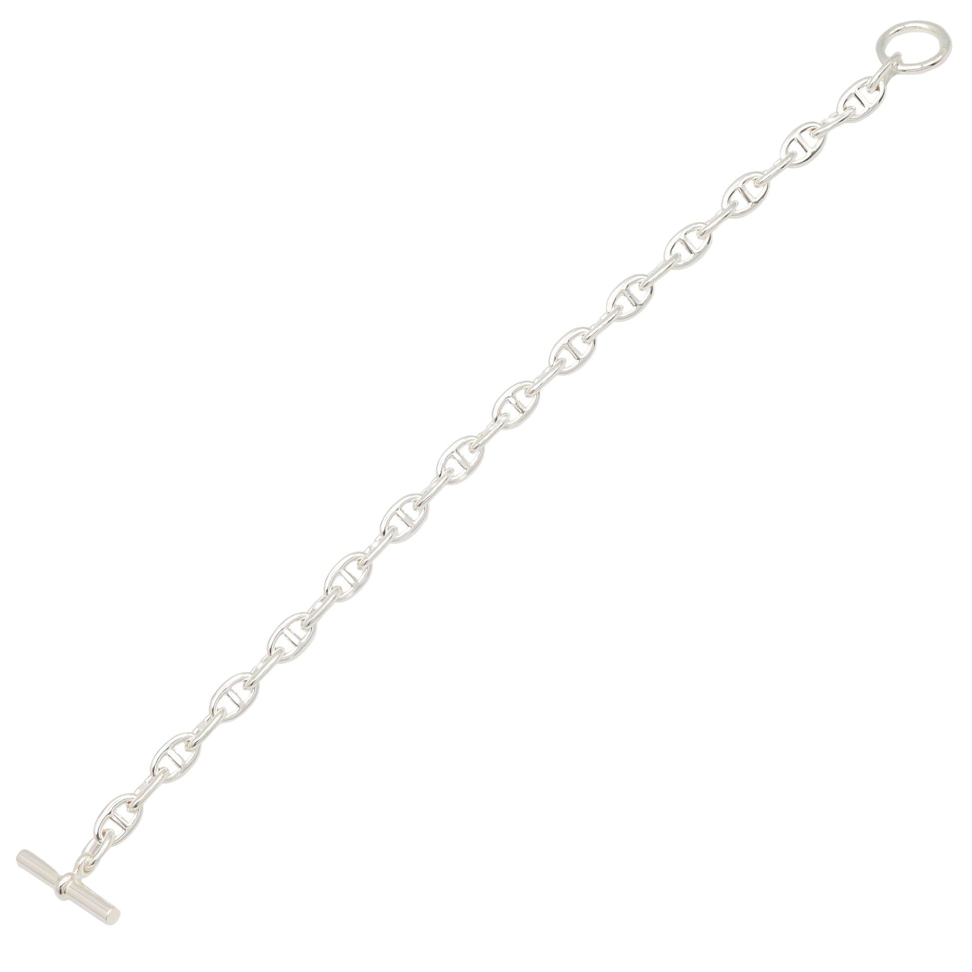 シェーヌダンクルTPM ブレスレット 28コマ ブレスレット SV925 シルバー エルメス アクセサリー HERMES