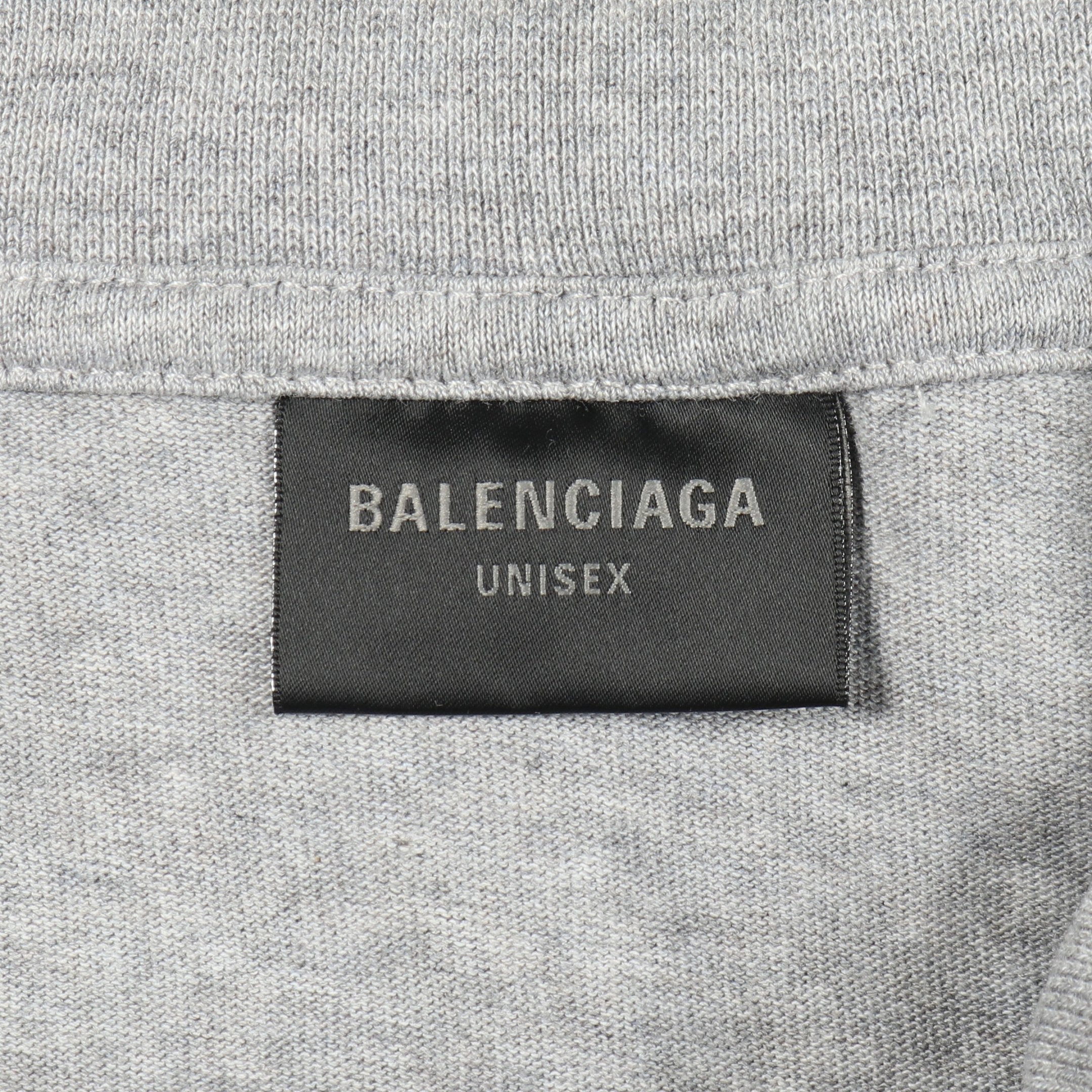 バレンシアガ BALENCIAGA 360 Sumglasses プリント カットソー 衣料品 トップス コットン メンズ レディース グレー系 【中古】 BALENCIAGA - バレンシアガ BALENCIAGA 360 Sumglasses プリント
